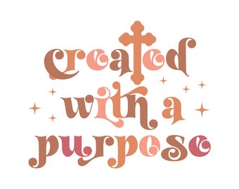 Jesus Saves | Christian Sticker | Faith-Based Vinyl Decal for car water bottle laptop, Created for a purpose bible verse, Proverbs 16:4