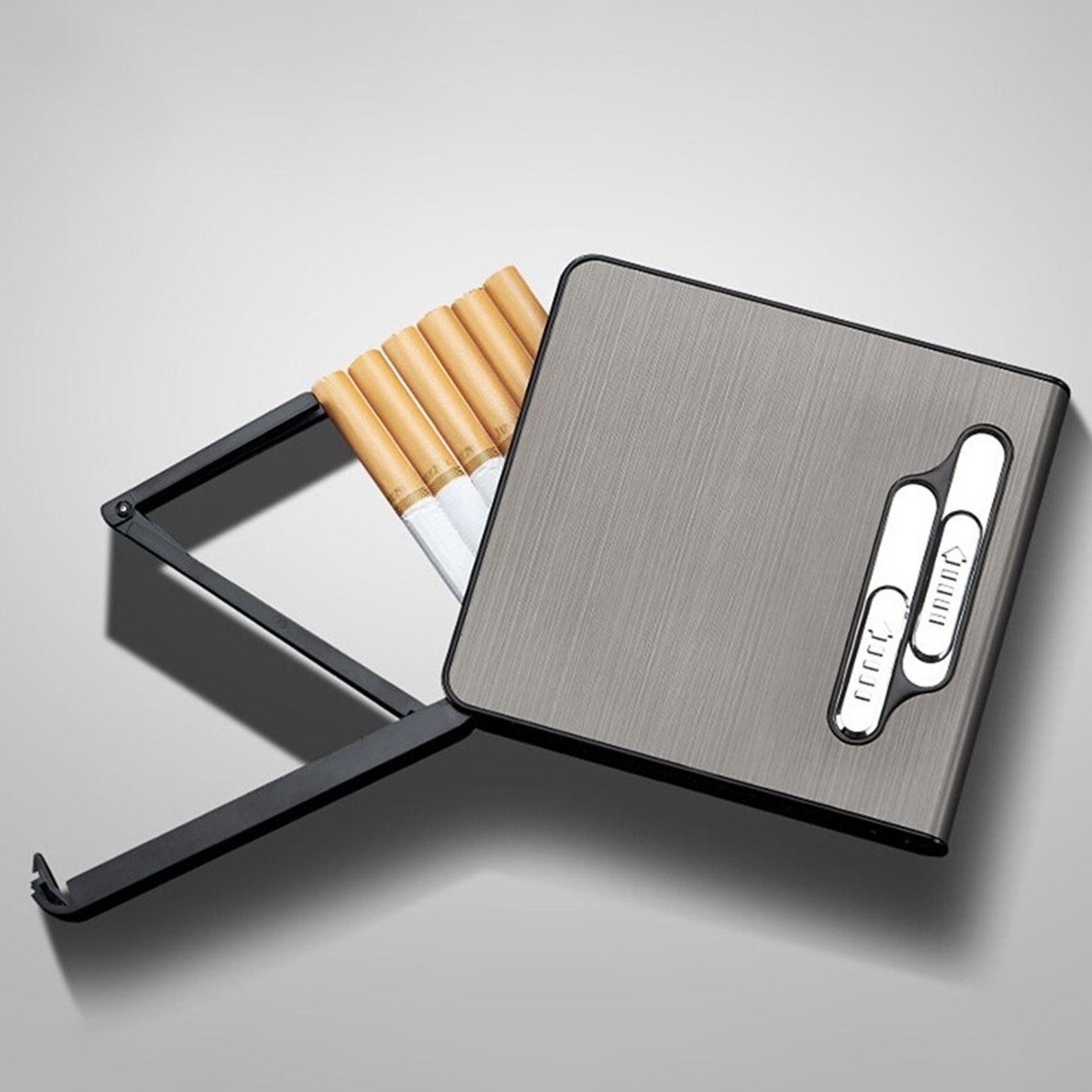 Personalized Cigarette Case and Lighter Custom Laser Engraved Etsy