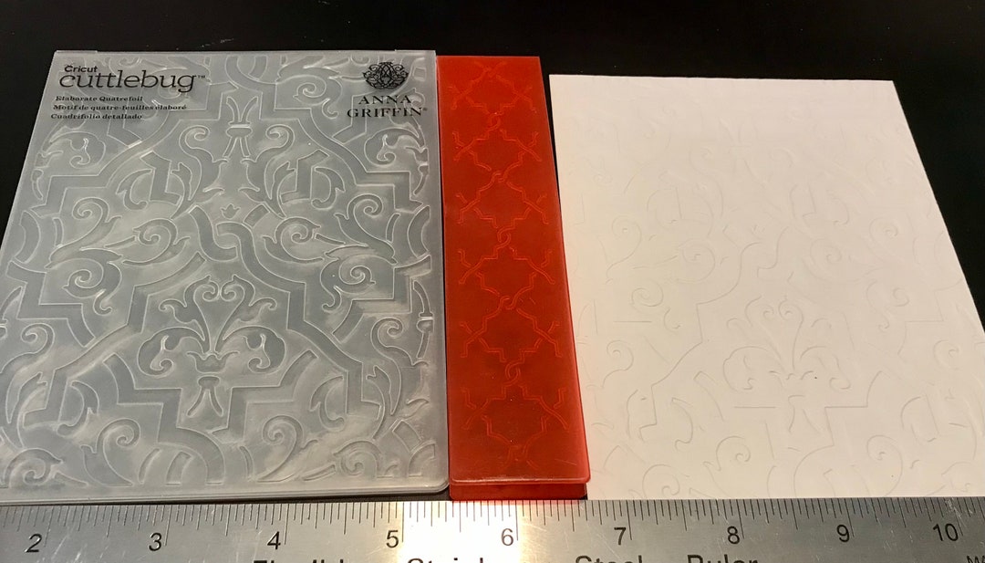 Anna Griffin Elaborate Quatrefoil Embossing Folder Set. Etsy