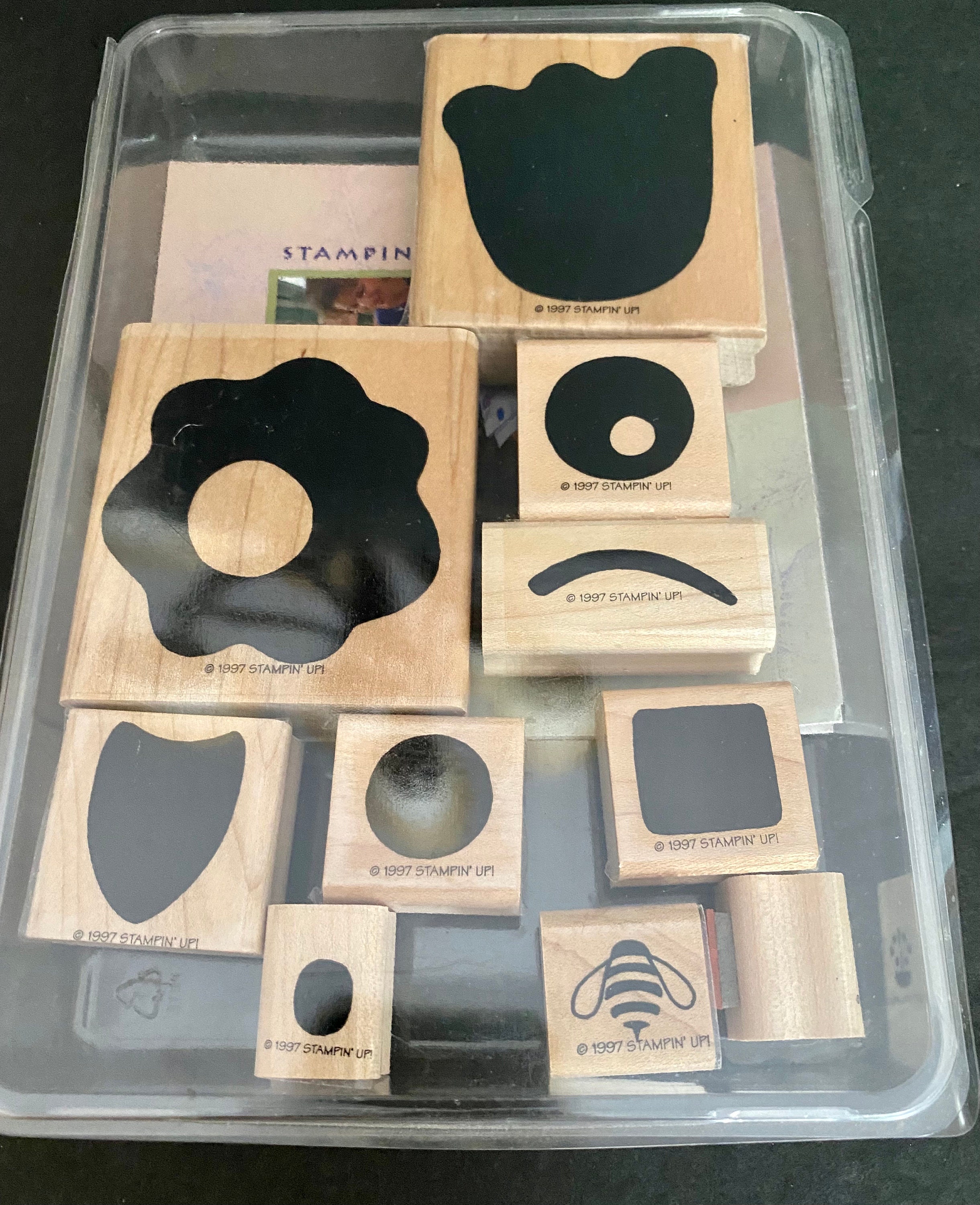 Stampin up Wood Mounted Rubber Stamps. - Etsy