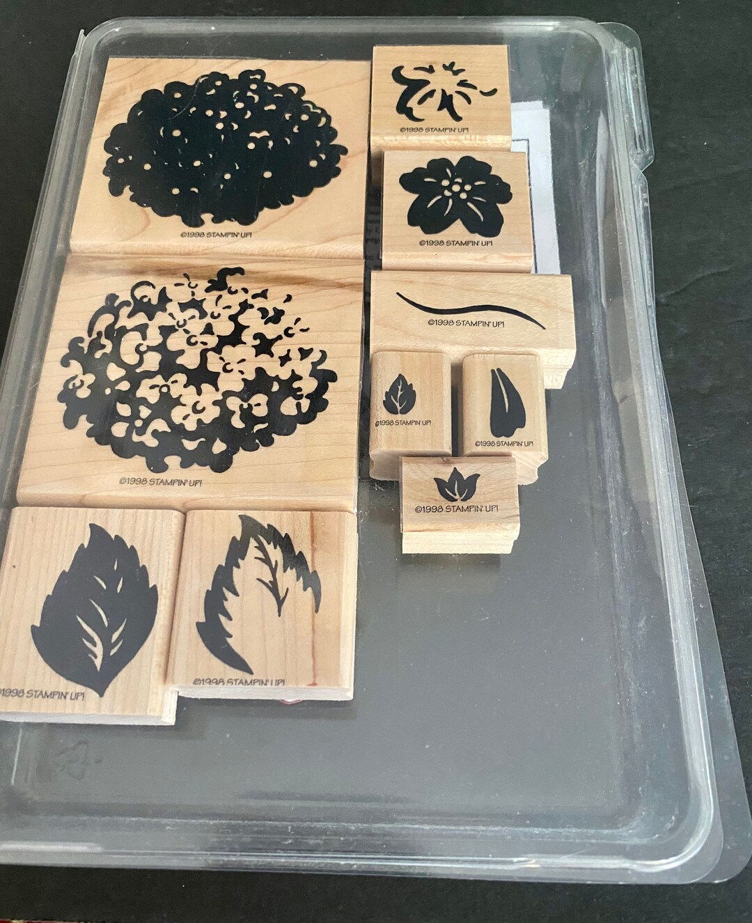 Stampin up Wood Mounted Rubber Stamps. - Etsy