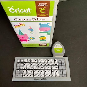 Cricut Cartridges without the Booklet. Create a Critter