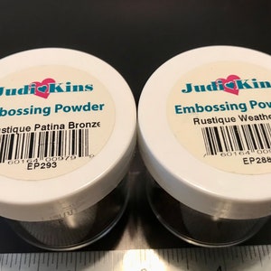 JudiKins assortment 2 oz. Jar of Embossing Powders.