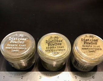 Tim Holtz Ranger Distress Embossing Powder.