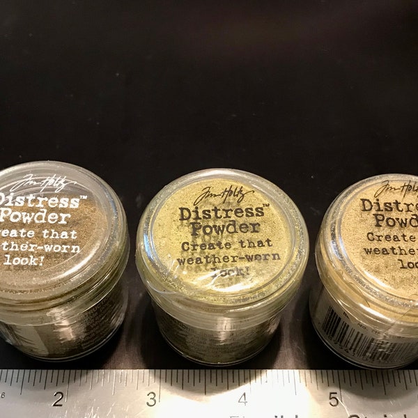 Tim Holtz Ranger Distress Embossing Powder.