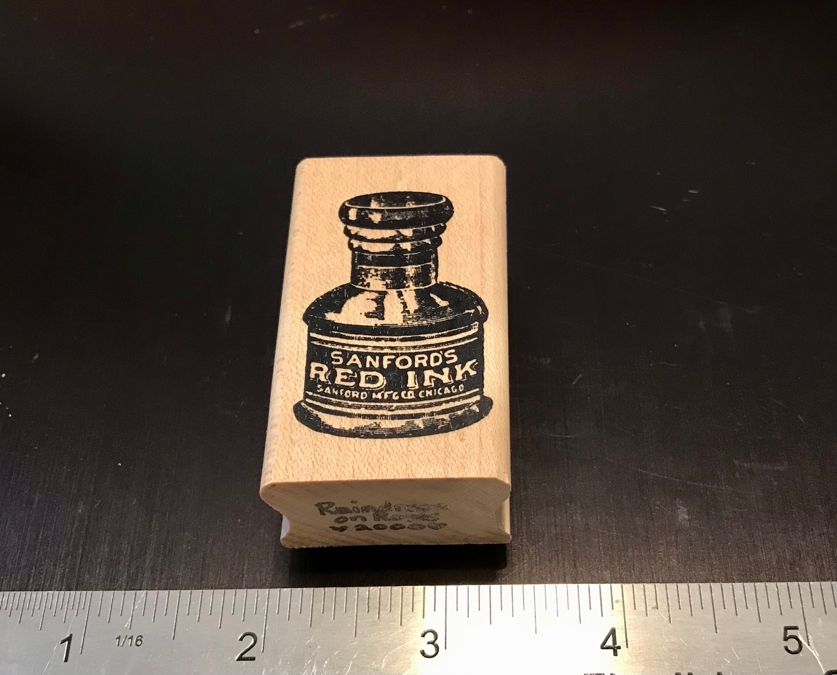 Black Label Carter's Ink Bottle .5 oz Stamp Pad Ink