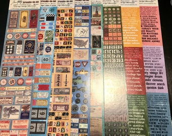 Tim Holtz distressables and do-dads.