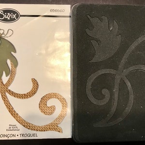 Sizzix Bigz Die Flourish & Leaf by Rachael Bright.