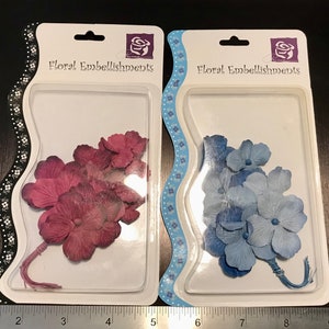 Prima Floral Embellishments with wire stems.