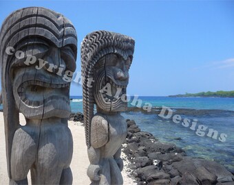 Biglietti da visita Ki'i (Tiki) - vuoti all'interno