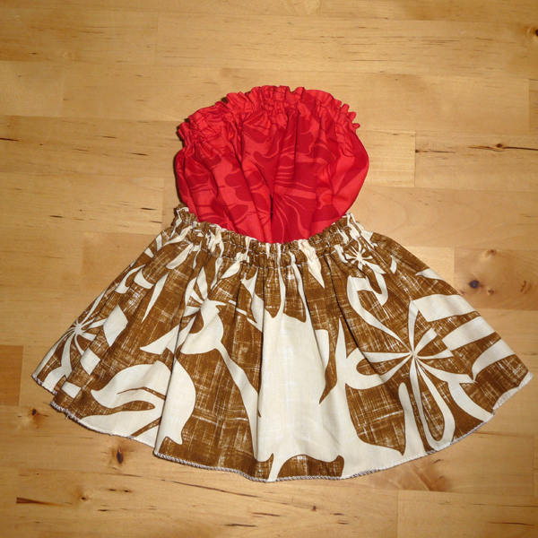 フラダンス衣装　　モアナ風 18 Inch Doll Hula Hawaiian Outfit - Moana Inspired - Top and