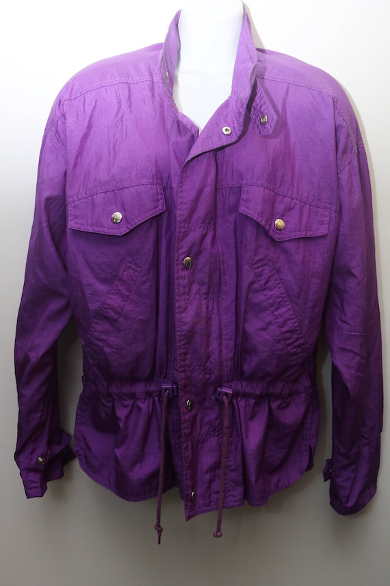 Rare 80's Vintage "ANDY JOHNS" Purple Women's Wind