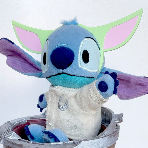 Grogu Ears for NuiMO Plush. Baby Yoda Mouse Ears. Stuffed Animal Accessory. Headband for toys.