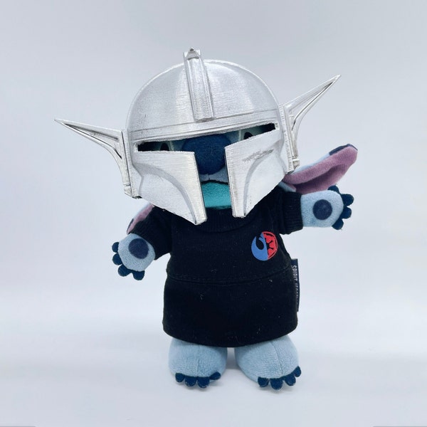 Grogulorian Mandalorian helmet for NuiMO Plush. Helmet for Plushes.