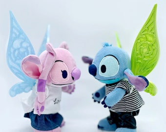 Fairy Wings for NuiMO Plush. Butterfly Accessory for plush. Adjustable straps and moving Wings. Multiple Colors.