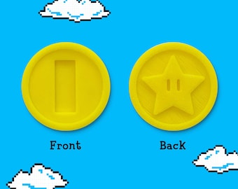 Mario Coins. Large for Cosplay. Super Mario Brothers Party Favors. Mario Cart Party Favor.