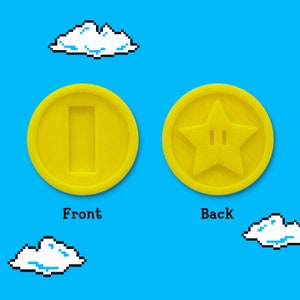 Mario Coins. Large for Cosplay. Super Mario Brothers Party Favors. Mario Cart Party Favor.