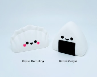 Dumplings and Onigiri Ornaments. Kawaii Desk Toy.