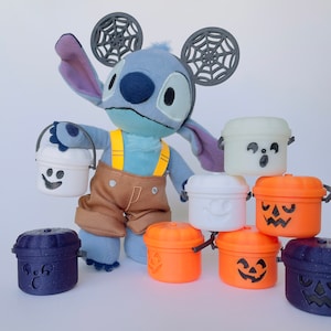 Halloween Buckets for NuiMO Plush. McHalloween Buckets. 80s Nostalgia. Tiny McBuckets. 1990s Kids Toys. Removable Lid and Working Handle