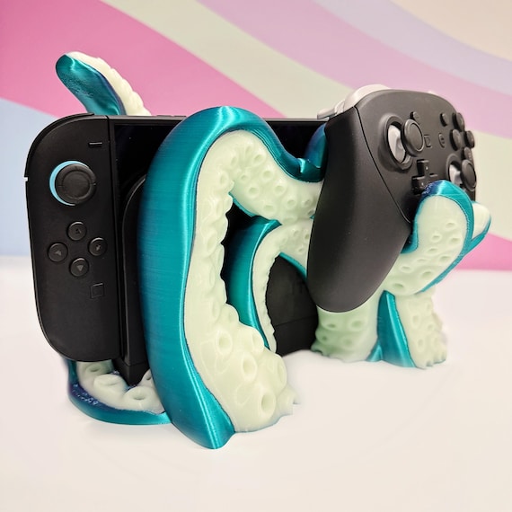 Switch 2 Tentacle Dock Organizer - 3D Printed Controller Stand