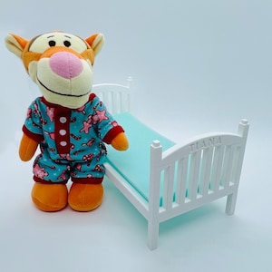 Bed for NuiMo Plush. Bunk bed option. 1:12 Scale Dollhouse Furniture.