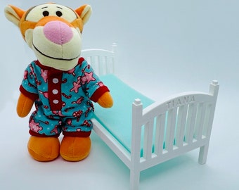 Bed for NuiMo Plush. Bunk bed option. 1:12 Scale Dollhouse Furniture.