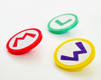 M L W Gamer Letter Buttons for Sewing Projects