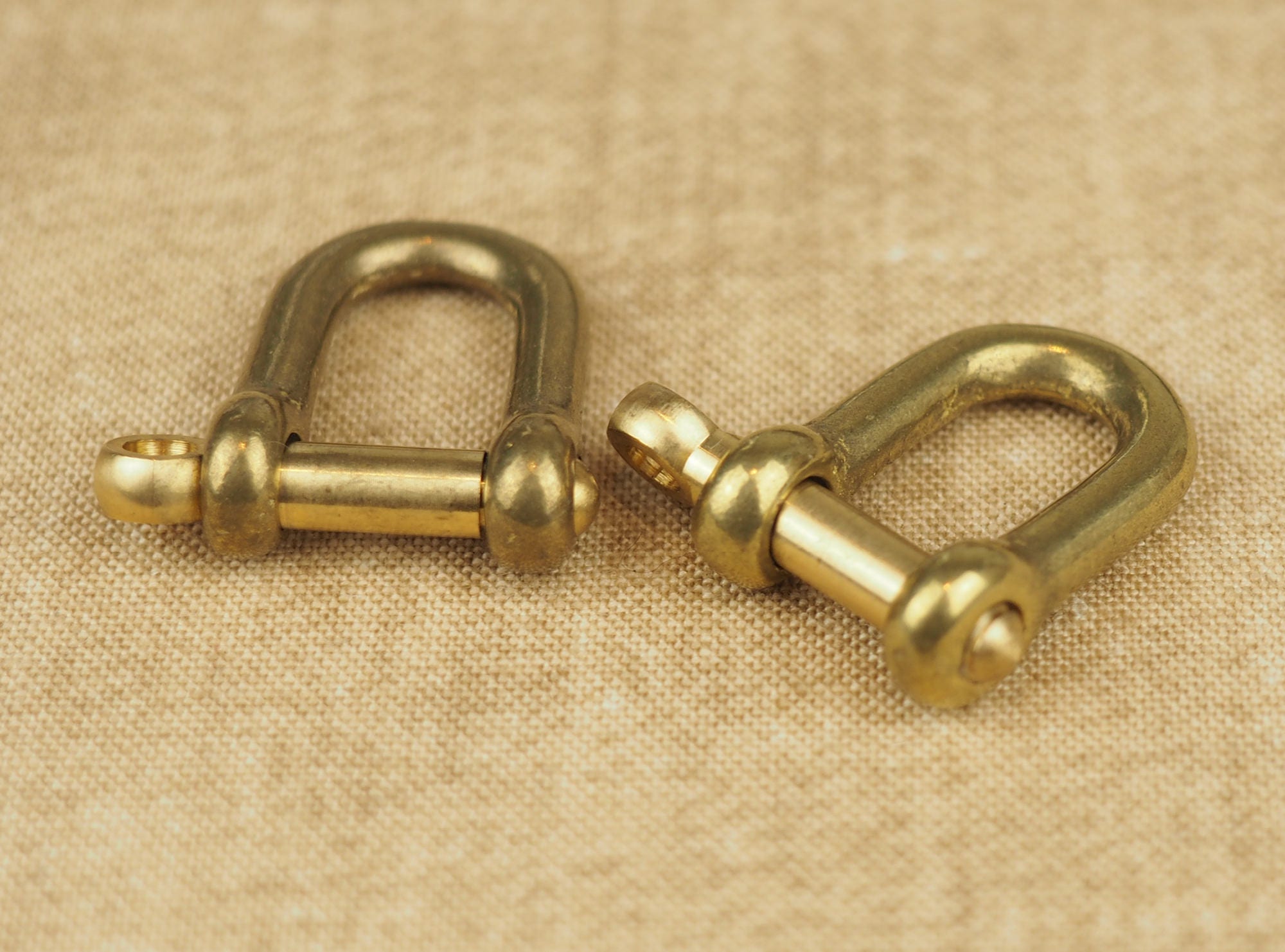 Japanese Small Shackle for Keys / Wallet Chains Solid Raw Etsy