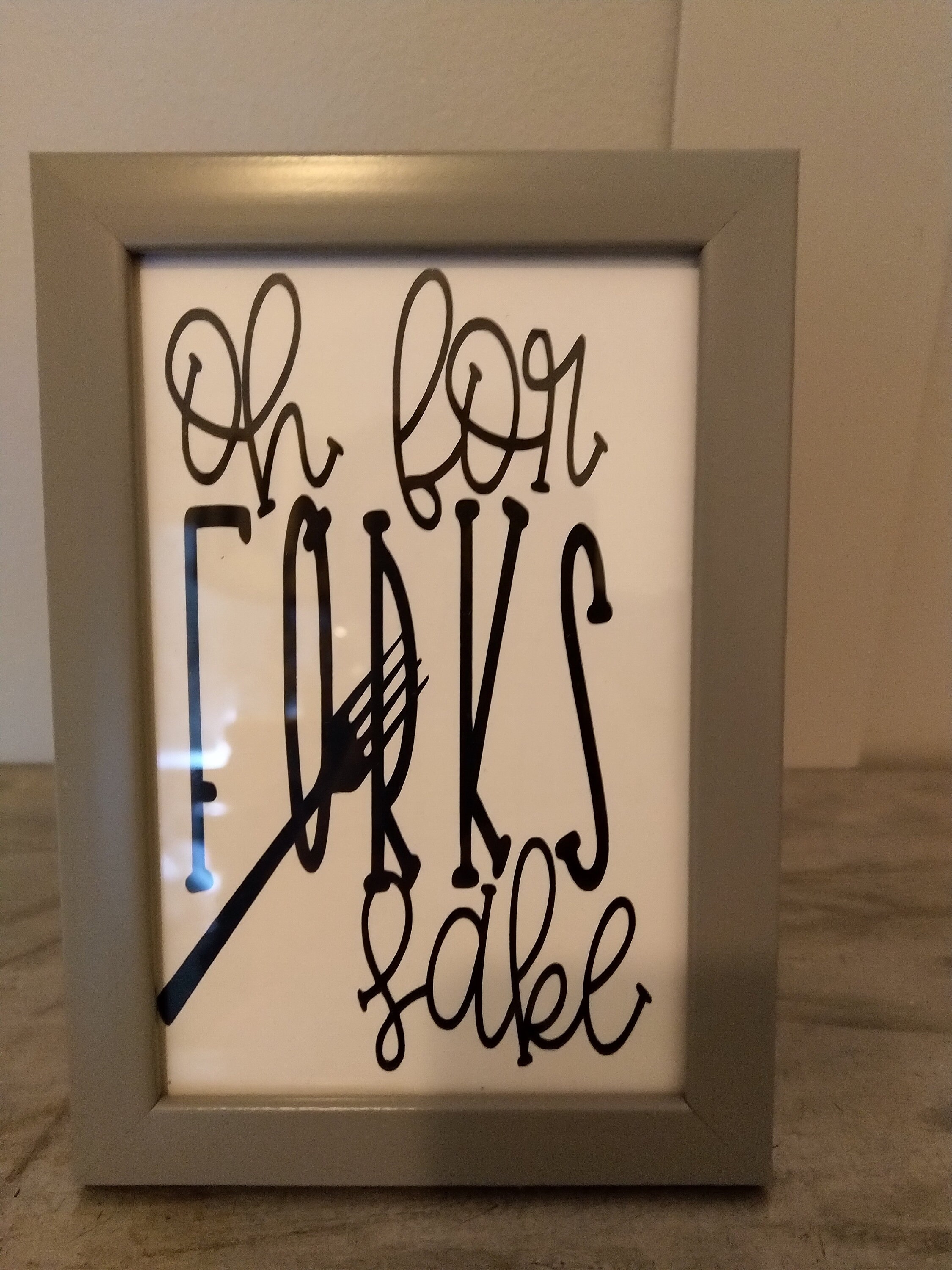 set of 4 kitchen quote frames etsy