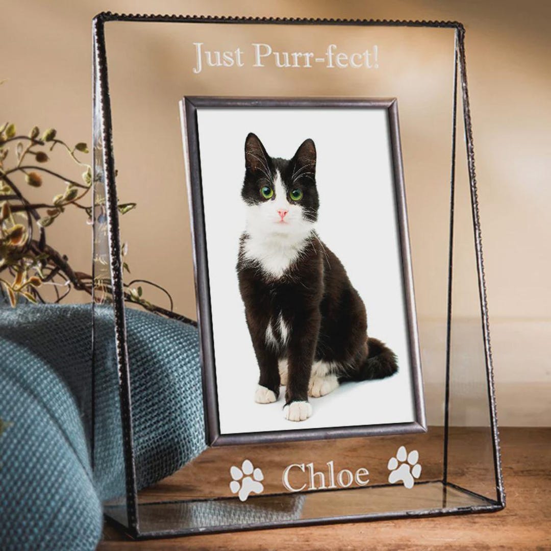 Mini Cat Picture Frame Cat Picture Frame – Personalized Pet Photo Frame - Etsy