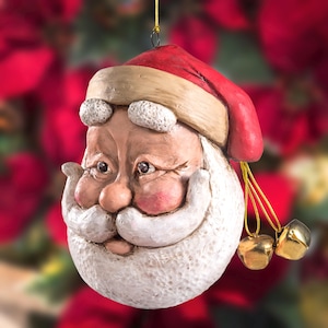 Vintage Resin Santa - Etsy