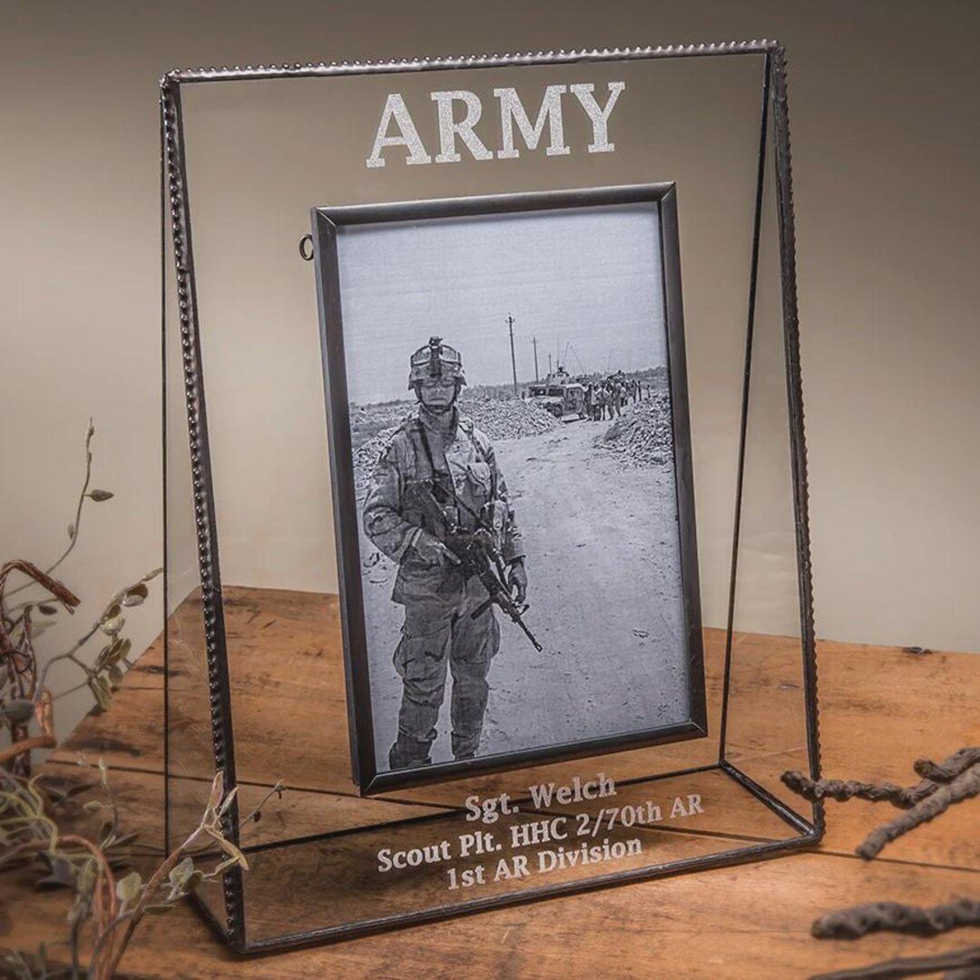 Military Picture Frame Personalized Gifts - Etsy