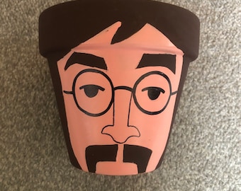 John Lennon (Beatles) plant pot