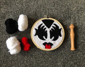 Gene Simmons Kiss Punch Needle DIY Kit