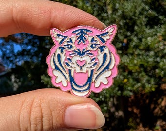 Tiger Enamel Pin