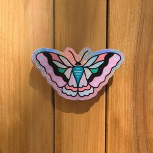 Stardust Glitter Butterfly Vinyl Sticker