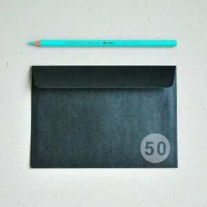 4x6 Metallic Black Envelopes For A6 Cards Pack Of The Etsy