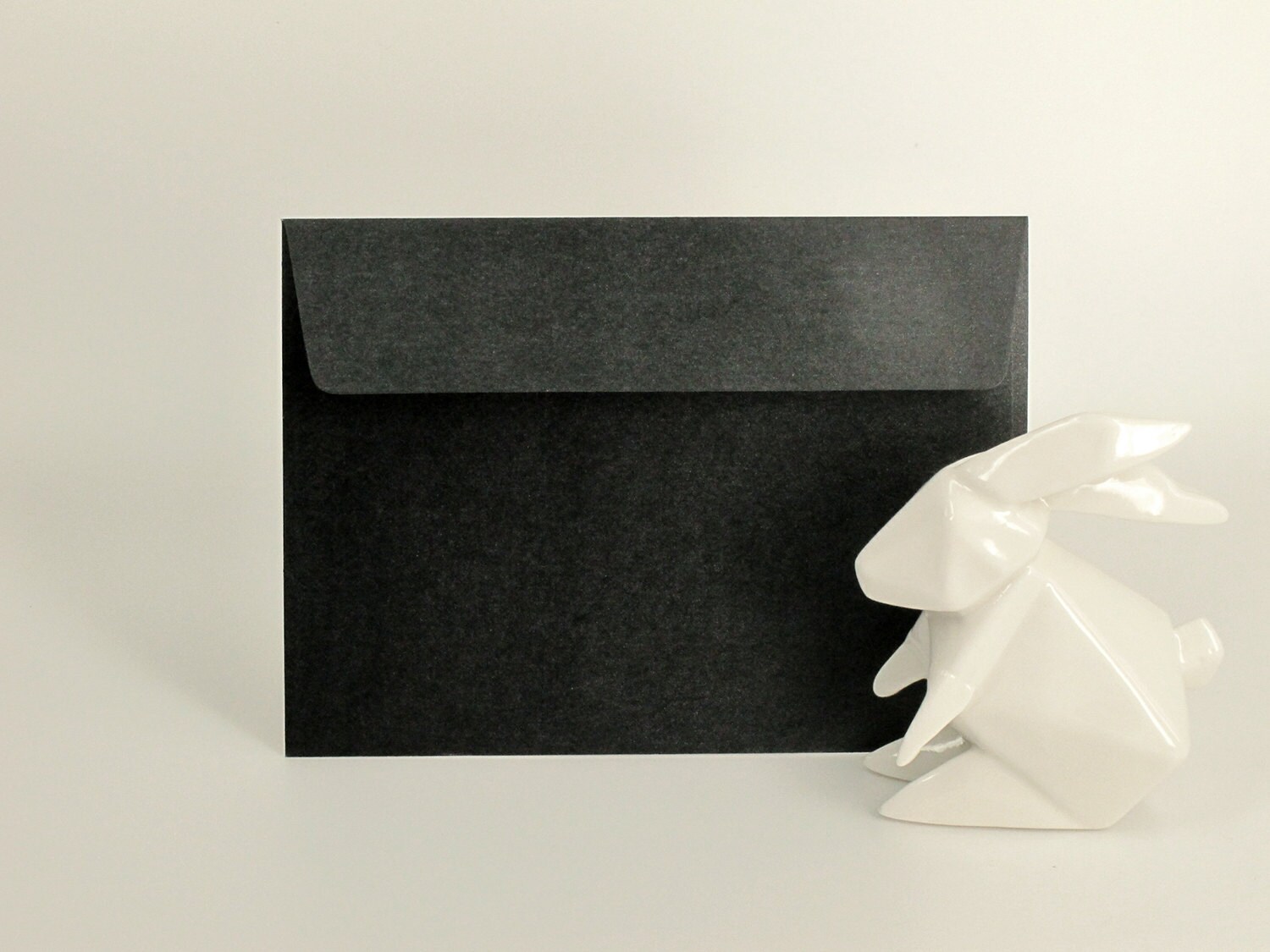 A7 5x7 Metallic Black Envelopes Perfect for Etsy