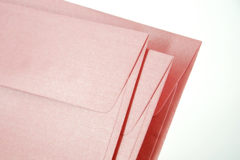 BULK 4x6 Metallic Pink Envelopes for A6 cards Pack of 50 Etsy