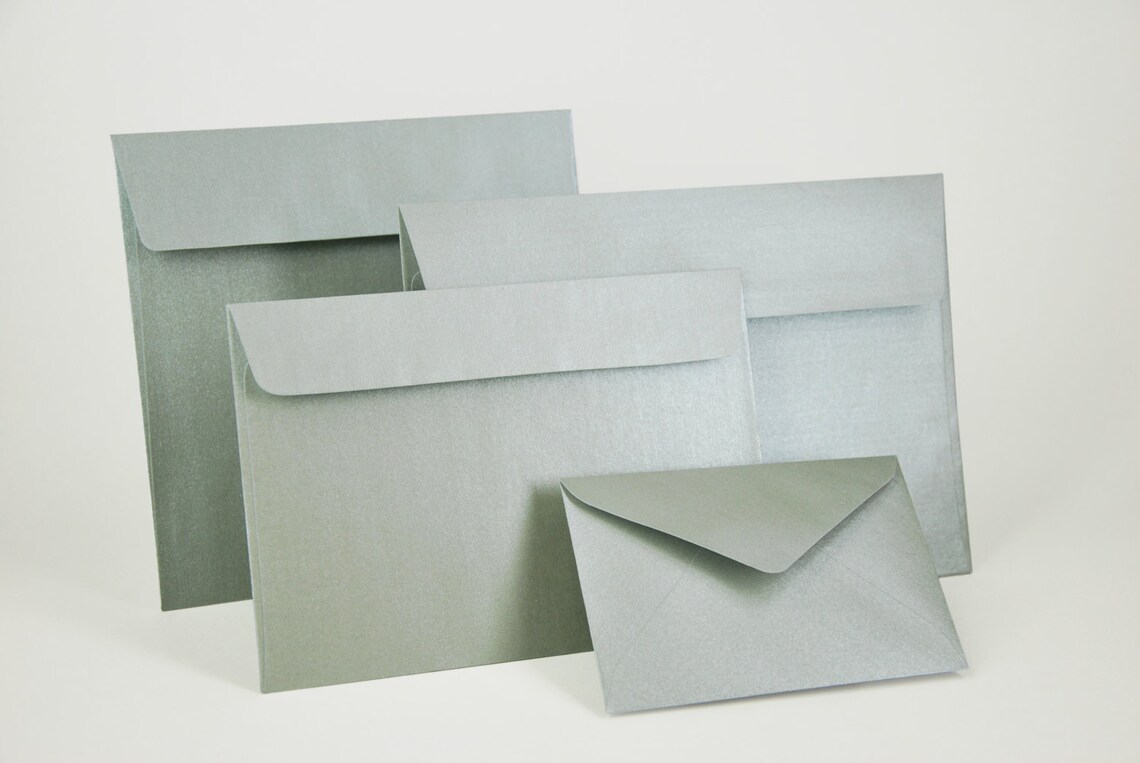 BULK 4x6 Silver Envelopes for A6 cards Pack of 50 Etsy