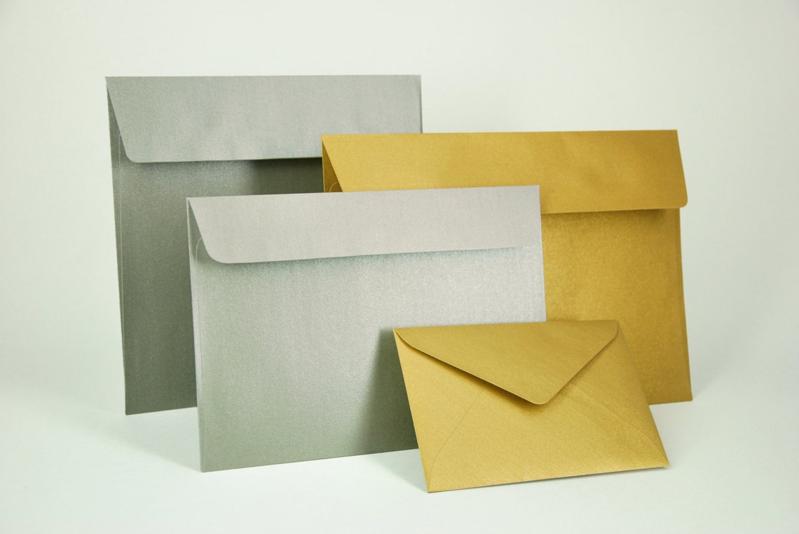 A7 5x7 Gold Envelopes Perfect for 5x7 wedding Etsy