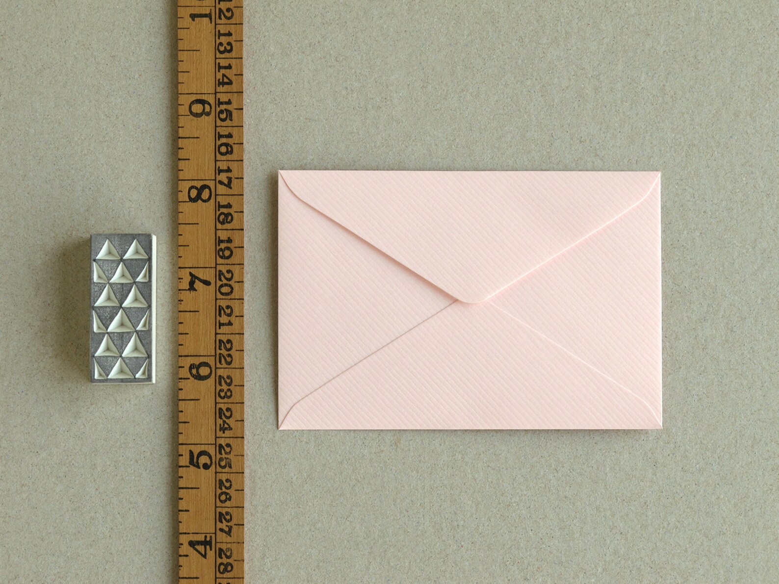 50 Pink Business Card Envelopes made of ribbed paper Size Etsy
