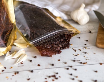 Hemgjord nötfärsfärs familjepaket – 1,4 kg paket (bästa pris) – mild smak, liten sats – Mama Do Jerky