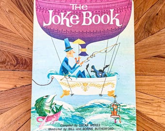 Vintage “The Joke Book”, Compiled by Oscar Weigle, Hardcover, 1977 Printing