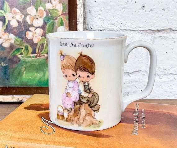 Vintage Precious Moments love One Another  Mug - 1978 - Etsy