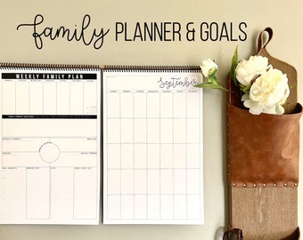 Family Calendar and Goal Planning Bundle