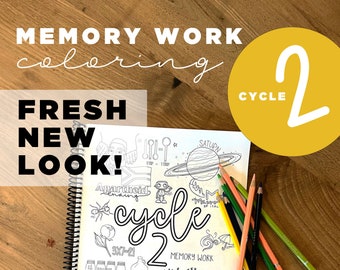 Cycle 2 COMPLETE pack of memory work coloring pages (5th edition)