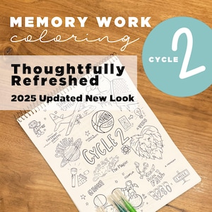 Cycle 2 COMPLETE pack of memory work coloring pages (5th edition)