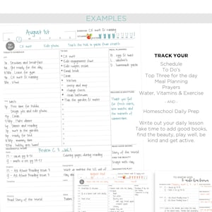 Daily Classical Homeschool Planner perfect for memory work