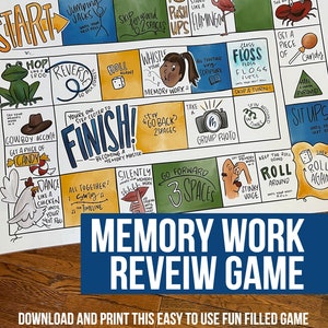 Memory Work Review Game